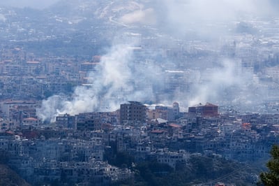 עשרות מטרות בביירות: צה"ל תקף מפקדות ואתרי אחסון כספים