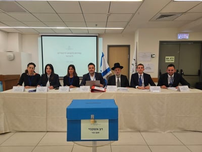 נפתחה ההצבעה: החלו הבחירות החוזרות לרב הראשי האשכנזי