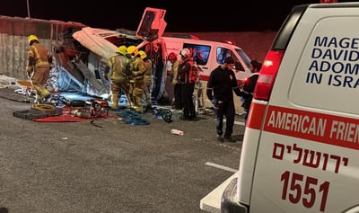 טרגדיה: משאית התהפכה בכביש 1; שתי תינוקות נהרגו