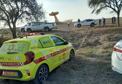 מטוס התרסק סמוך לקיבוץ שובל, הטייס נפצע באורח קשה