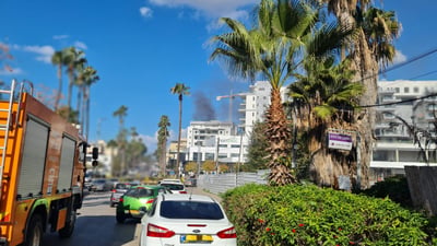 8 פצועים בשריפה בפרדס חנה, בהם אחד במצב קשה