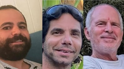 "הוכו ונכלאו בכלובים": פרטים חדשים על שבי שלושת החטופים