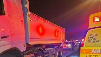 תאונה קטלנית בכביש 6: פועל נהרג מפגיעת רכב