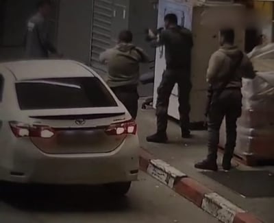 כפר קרע: מחבל נעצר לאחר שניסה לחטוף נשק מלוחם | צפו בתיעוד