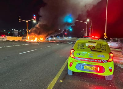 תקרית בדרום: אדם נהרג בפיצוץ רכב סמוך לשדרות