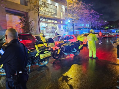 אירוע ירי בפתח תקווה: אדם אחד נרצח בבית כנסת