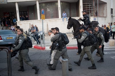 כוחות מג"ב עצרו שישה חשודים ביידוי אבנים בשכם. צפו