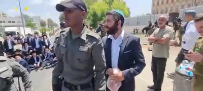 חרדים קיצוניים תקפו את המתגיייסים והטיחו בח"כ: "כמו סינוואר"