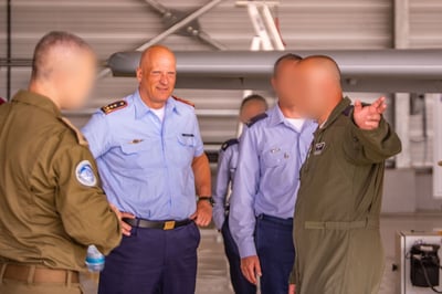 מח"א הגרמני סיים את תפקידו והגיע לביקור מיוחד בישראל