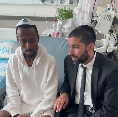 גדי קינדה בתיעוד ראשון מבית החולים: "תמשיכו להתפלל"
