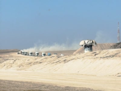 עוד כאב ראש לישראל? אחרי המשט, שיירה יבשתית בדרך לעזה