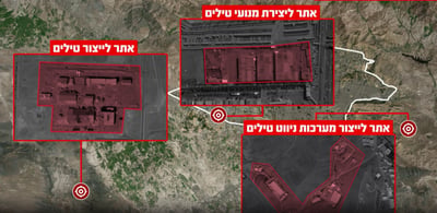צה"ל השמיד באיראן את מפעל טילי הנ"ט של חיזבאללה