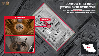 צה״ל תקף כור גרעיני באיראן ועשרות מטרות נוספות | תיעוד