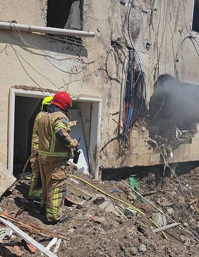 לראשונה: כטב"מ איראני פגע פגיעה ישירה בבית שאן