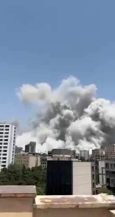 כ-200 חימושים הומטרו על טהראן: הופצצה מפקדת משמרות המהפכה