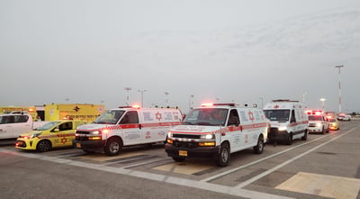 אחרי דקות ארוכות של פאניקה: הסתיים האירוע בנתב"ג