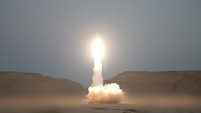תמונת היום: תיעוד יציאת מיירט של טיל חץ