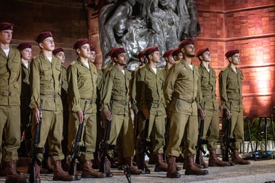 עצרת יום הזיכרון לשואה ולגבורה ביד ושם - אילוסטרציה