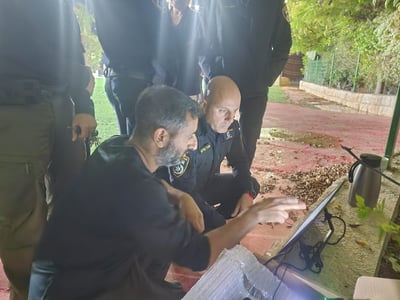 תועד מרחפן: המשטרה ארבה לחולייה החמושה ועצרה אותה אחרי מרדף