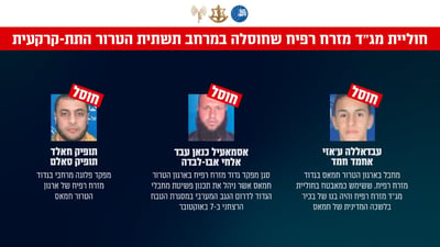 דובר צה"ל מאשר: כוחותינו חיסלו את מג"ד רפיח וסגנו  | צפו