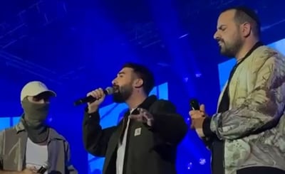 שילוב מחשמל: בן צור, ישי ריבו, עקיבא ומ' המסתערב על במה אחת