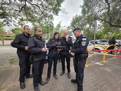 אירוע חריג בקריות: אזרח הצית שוטר ופצע 2 שוטרים נוספים