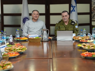עם הר הבית ברקע: ראש השב"כ והרמטכ"ל בפגישת עבודה