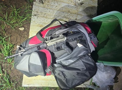 רובה M16 שאותר במבצע המשטרתי