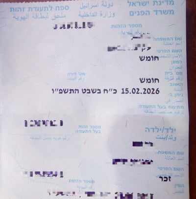 תעודת הזהות