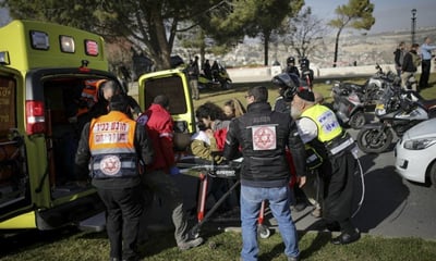 פיגוע דריסה בארמון הנציב: 4 הרוגים ו-15 פצועים צילום: