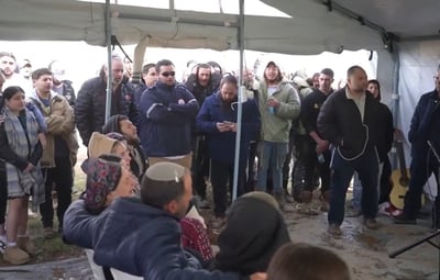 הלווייתו של יהודה שרמן הי"ד