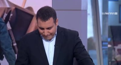 עיתונאי חדשות 12 התפרק מבכי בשידור. צפו