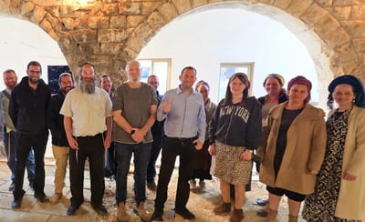 משפחות גרעין שא-נור עם יוסי דגן וזמביש.