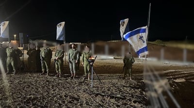 טקס יום הזיכרון בחטיבת החשמונאים