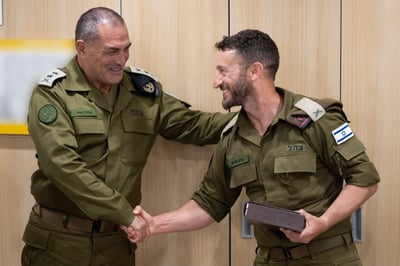 הרמטכ"ל זמיר ותא"ל ברק חירם