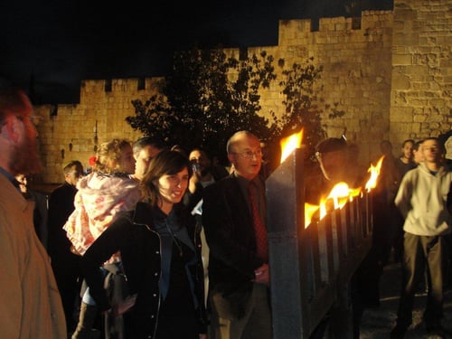 מסע בעקבות המכבים של חברי הכנסת הסתיים בהר הבית
