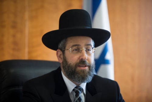 הרב לאו: "ויכוחים בין רבנים מצטיירים לצערנו כחילול שם שמים"