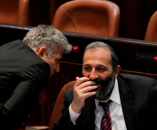 דרעי ולפיד ברוגז: "לא רוצה לדבר איתי"