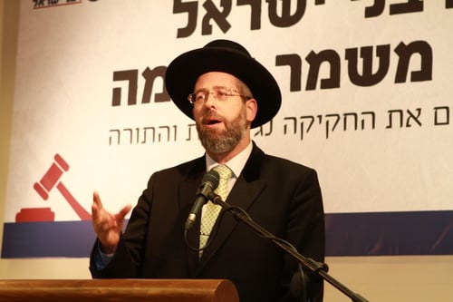 התגובה החריפה של הרב לאו למינוי של כהנא