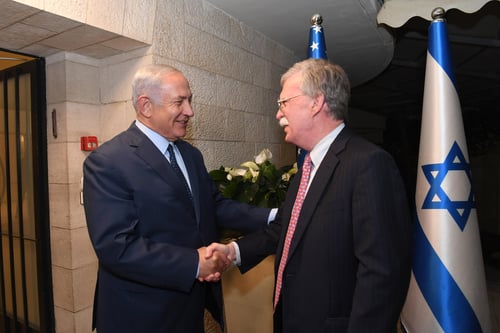 יחסי ישראל ארה"ב: נתניהו נועד עם היועץ לביטחון לאומי של ארה"ב