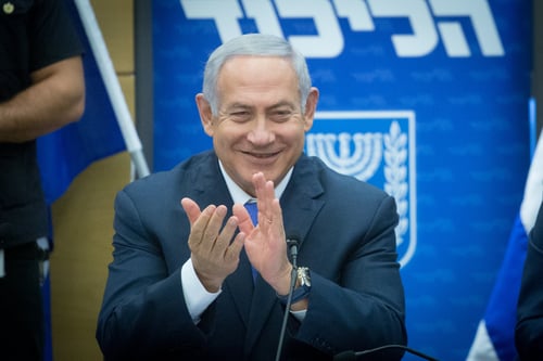 נתניהו בישיבת סיעת הליכוד: "בעז"ה ננצח"