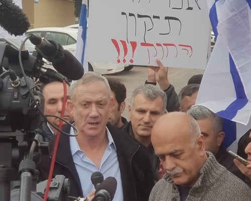 גנץ: "אתקן את חוק הלאום"; הימין החדש: "הוא שמאל"