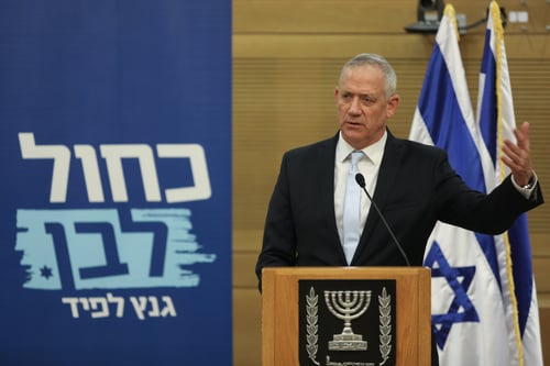 כחול לבן בפנייה ליועמ״ש: עצור את הרחבת הממשלה
