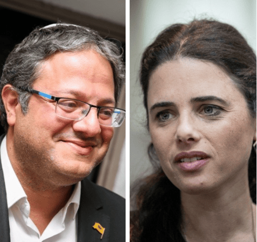 לחץ עוקף: שקד נפגשה עם בן גביר מספר פעמים