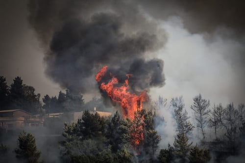 השריפה בירושלים: חשש מהתלקחות מחודשת בצהריים