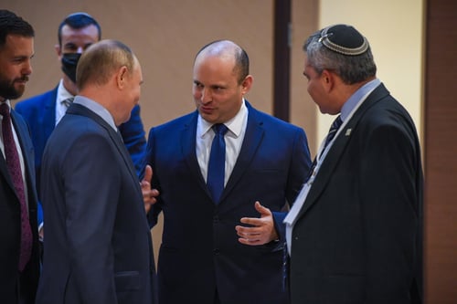 בנט נפגש עם פוטין: "קשר עמוק בין המדינות"
