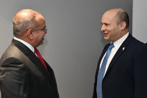 היסטוריה: בנט נפגש עם יורש העצר של בחריין