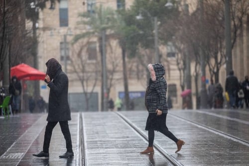 גשם בכל הארץ; הצפות בגוש דן