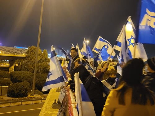 הפגנת הימין: "עם ישראל הוא בעל הבית"