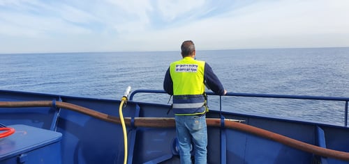 האירוע נסגר: נשלל החשד לכתם נפט מול חופי ישראל